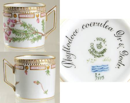 Flora Danica (1790 To 1960) Chocolate Cup-Phyllodoce coerulea Gr & Godr.