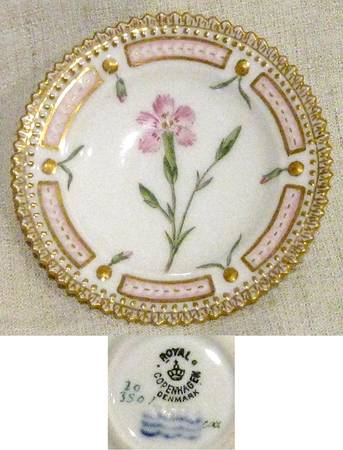 Flora Danica (1790 To 1960) Butter Pat