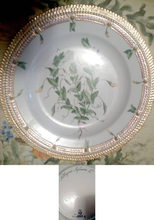 Flora Danica (1790 To 1960) Dinner Plate-Sathyrus aphana L.