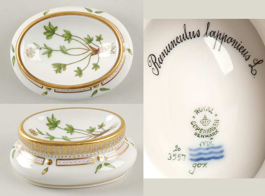 Flora Danica (1790 To 1960) Salt Cellar-Ranunculus lapponicus L