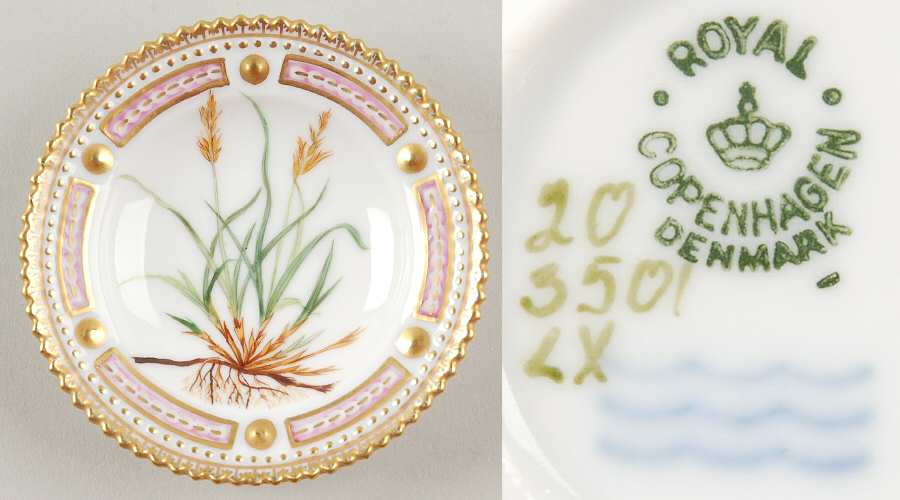 Flora Danica (1790 To 1960) Butter Pat
