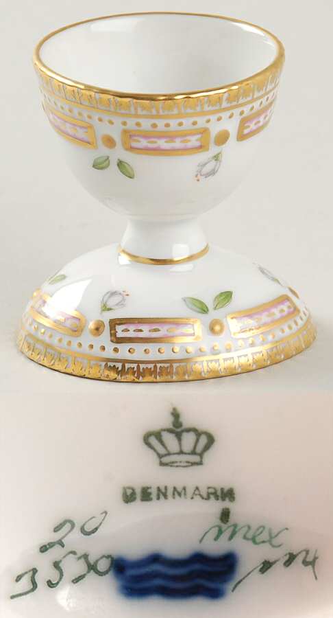 Flora Danica (1790 To 1960) Single Egg Cup