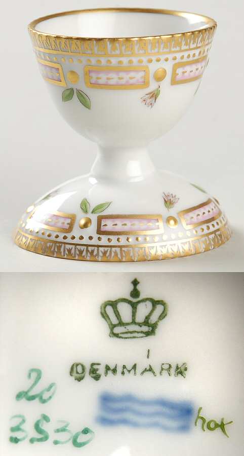 Flora Danica (1790 To 1960) Single Egg Cup