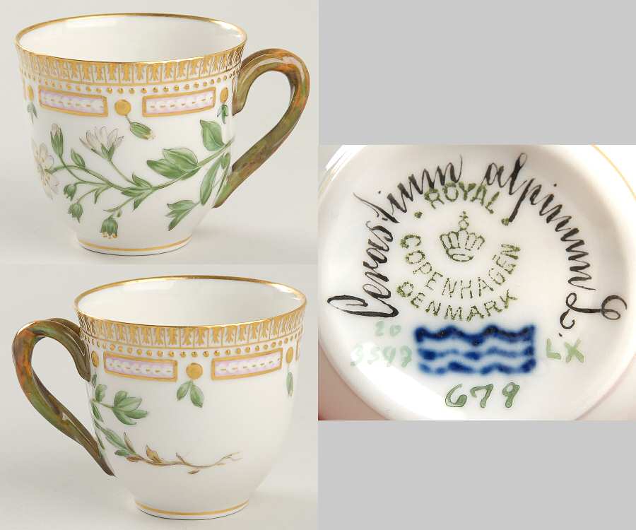 Flora Danica (1790 To 1960) Flat Cup-Cerastium alpinum L
