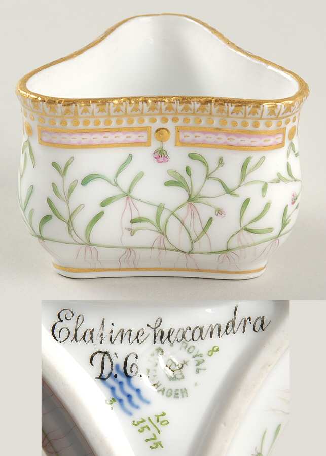 Flora Danica (1790 To 1960) Triangular Custard Cup-Elatine hexandra Dc