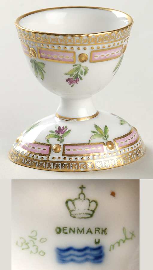 Flora Danica (1790 To 1960) Single Egg Cup