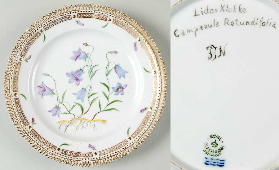 Flora Danica (1790 To 1960) Dinner Plate-Campanula rotundifolia