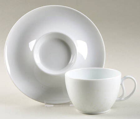 Lunes Flat Cup & Saucer Set
