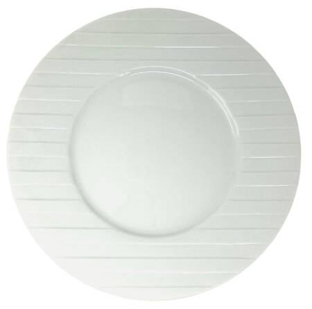 Saturne White Service Plate (Charger)