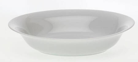 Recamier White 9" Oval Vegetable Bowl