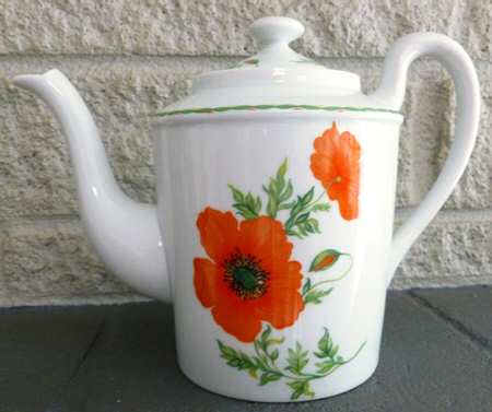 Coquelicot Teapot & Lid