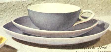 Oval Dove Gray by Rosenthal - Continental