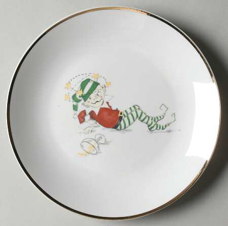 Naughty Elf Salad Plate