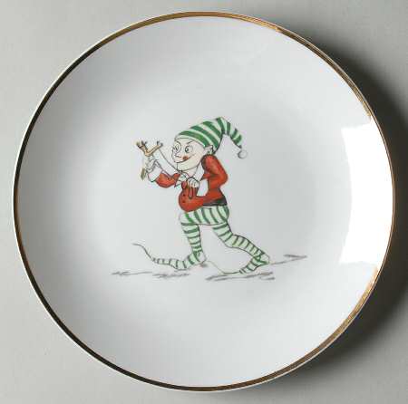 Naughty Elf Salad Plate