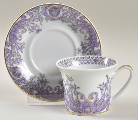 Le Grand Divertissement Flat Demitasse Cup & Saucer Set