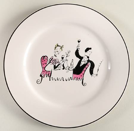 A Woman's Work Is Never Done Salad Plate