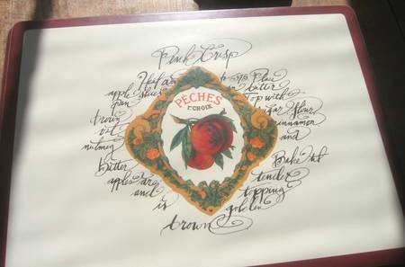 Harvest Market Corkboard Placemat