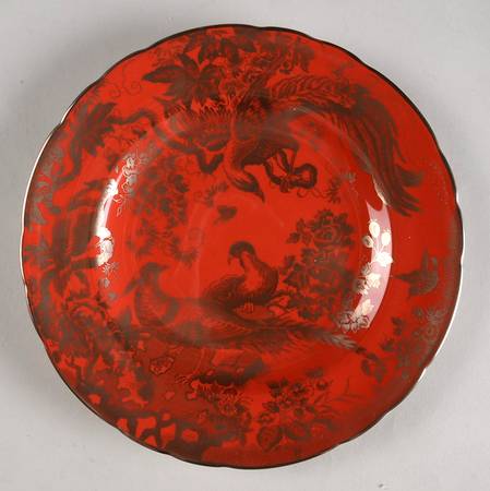 Platinum Aves Accent Salad Plate