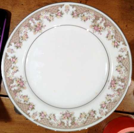 Rambling Rose Dinner Plate