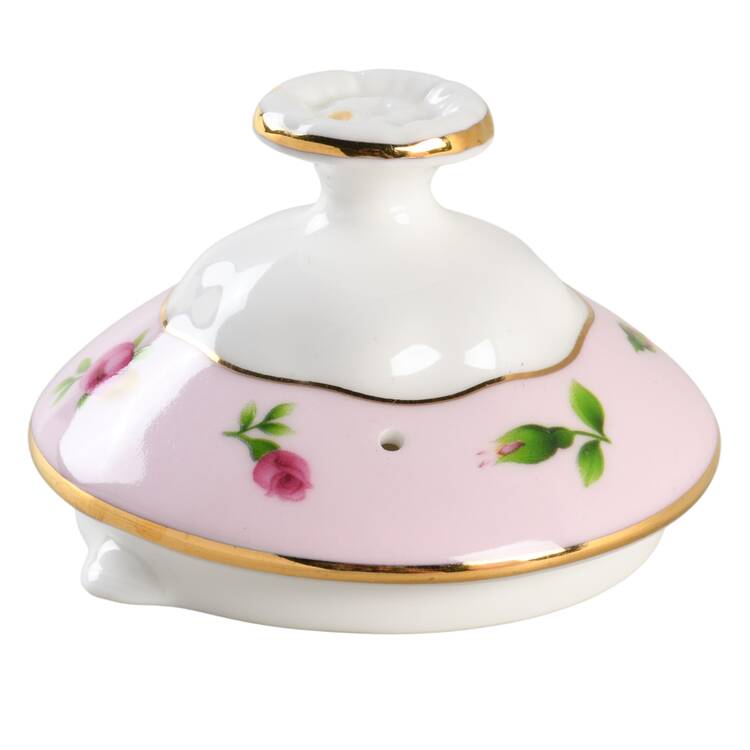 New Country Roses Pink Teapot Lid for Individual Teapot with Cup