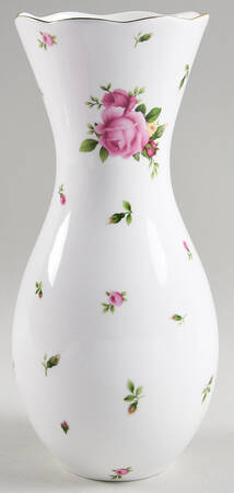 New Country Roses White Large Vase
