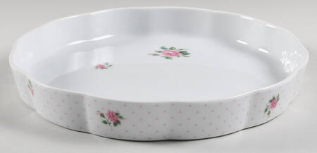 New Country Roses White 11" Tart Baker
