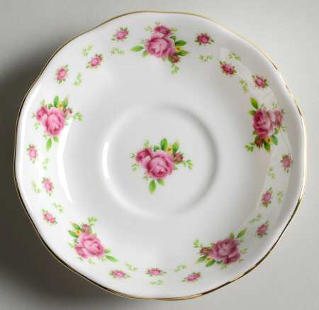 New Country Roses White Saucer