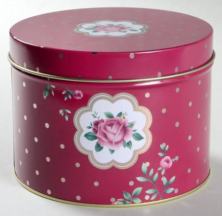 New Country Roses White Tin & Lid for Sentiment Mug