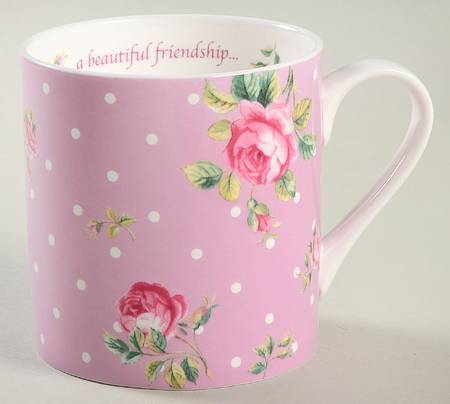 New Country Roses White Mug
