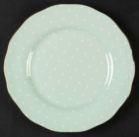 Polka Rose Salad Plate