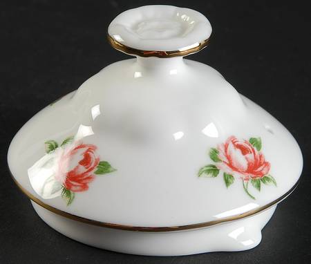 Polka Rose Lid For Tea For 1 Teapot