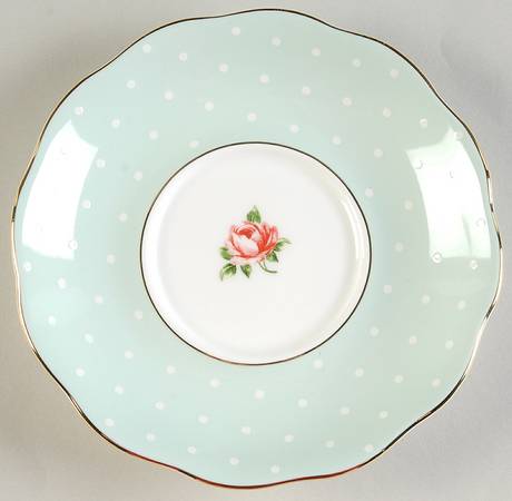 Polka Rose Saucer for Tea for 1