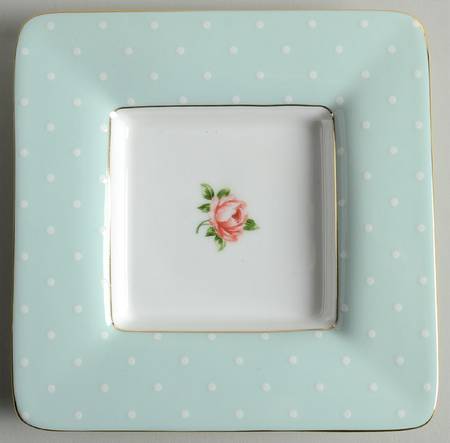 Polka Rose 6" Trinket Tray