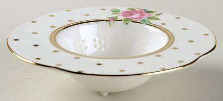 Polka Rose Tea Strainer No Bowl