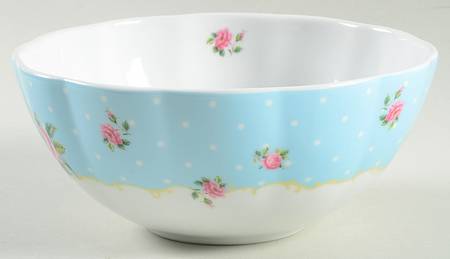 Polka Rose 8" Mixing Bowl