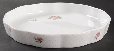 Polka Rose 11" Tart Baker