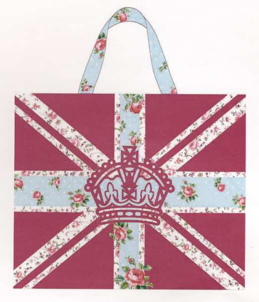 Polka Rose Large Cloth Tote Bag