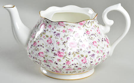 Rose Confetti Teapot No Lid