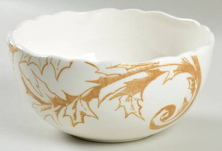 Holiday Scroll Soup/Cereal Bowl