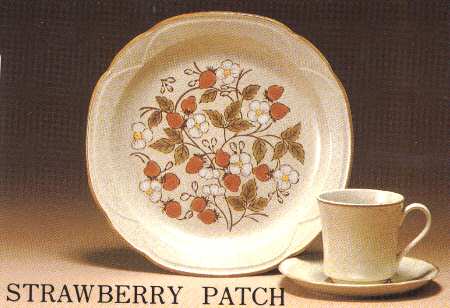 Strawberry Patch Dinner Plate