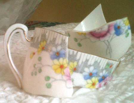 Margaret Rose Footed Cup