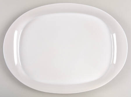 Round and Square Blue Raspberry 14" Oval Serving Platter
