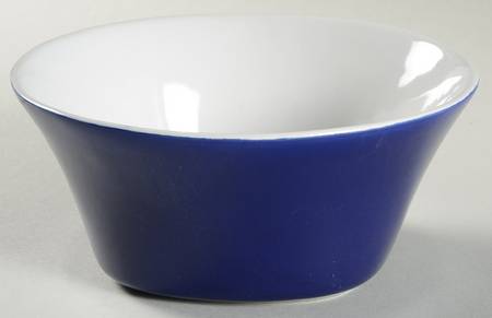 Round and Square Blue Raspberry Coupe Cereal Bowl