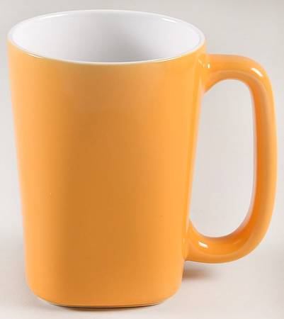 Round and Square Lemon Zest Mug