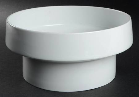 Format White 8" Round Serving Bowl