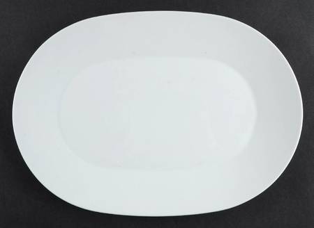 Format White 13" Oval Serving Platter