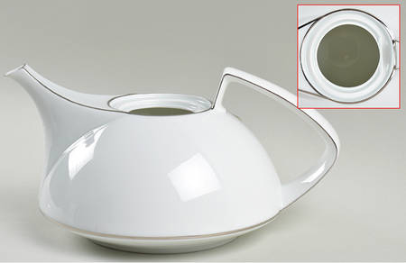 Tac 02 Platinum Teapot No Lid