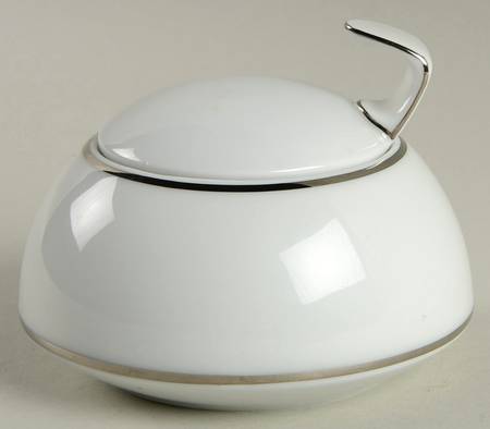 Tac 02 Platinum Sugar Bowl & Lid
