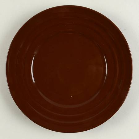 Double Ridge Cocoa Brown Salad Plate