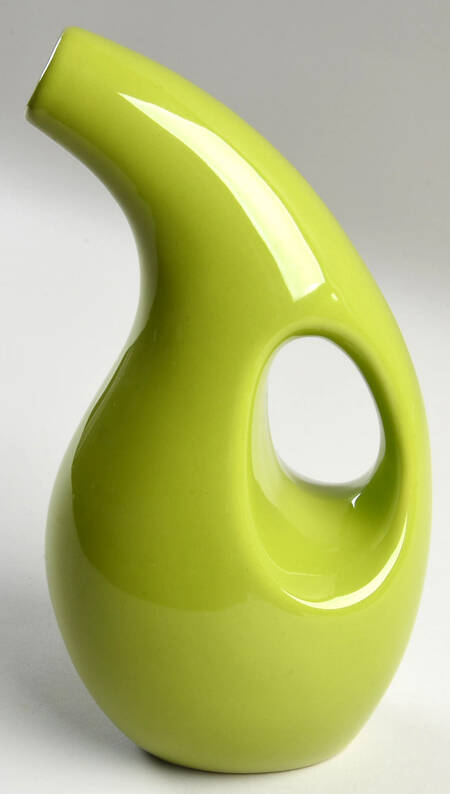 Double Ridge Green Apple Oil Jar No Drizzle Spout